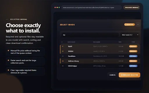 NexusMods Bypass: Speed Up Your Mod Downloads – Chrome Extension - Screenshot 4