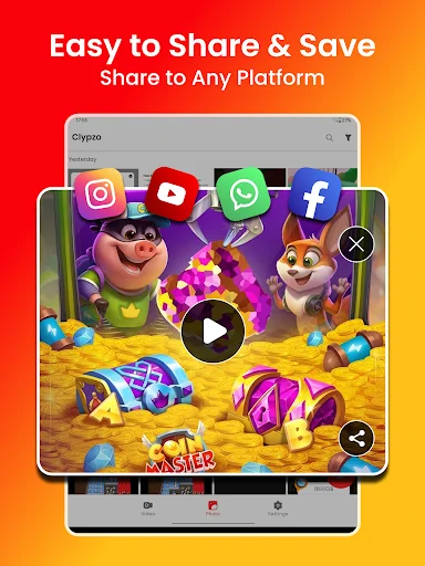 Clypzo: Screen Video Recorder ডাউনলোড করুন – HD স্ক্রিন রেকর্ডিং - Screenshot 16