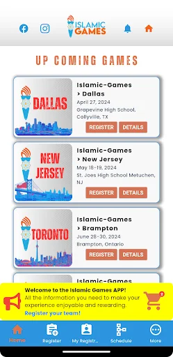 Islamic Games ডাউনলোড করুন – স্পোর্টস ইভেন্ট ম্যানেজমেন্ট অ্যাপ - Screenshot 15