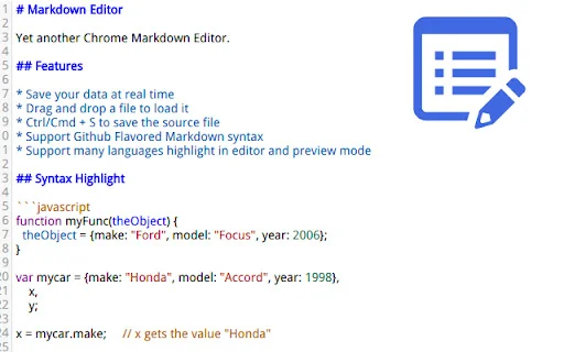 Markdown Editor ডাউনলোড করুন – সেরা GitHub ফ্লেভারড এডিটর - Screenshot 2