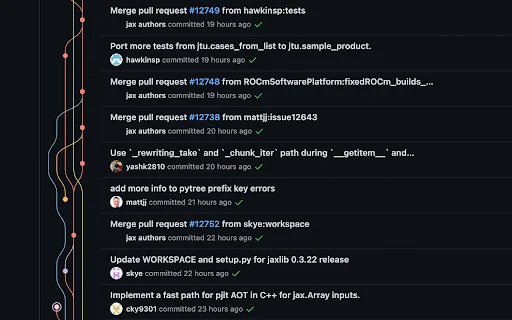 Le Git Graph ডাউনলোড করুন – GitHub রিপোজিটরি ভিজ্যুয়ালাইজ করুন - Screenshot 1