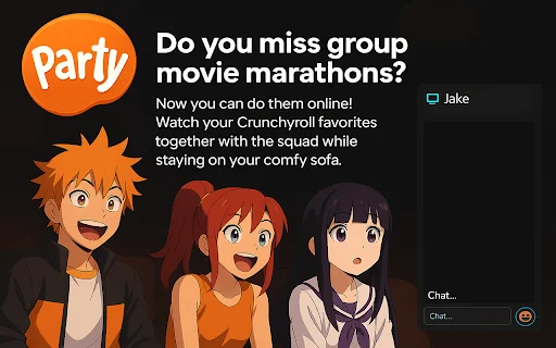 Crunchyroll Party ডাউনলোড করুন – বন্ধুদের সাথে অ্যানিমে দেখুন - Screenshot 1