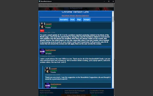 NexusMods Advance: Enhance Your Modding Experience & Manage Mods - Screenshot 3