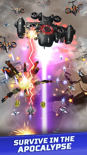 Red Hunt: jets action shooter ডাউনলোড করুন – সেরা অ্যাকশন গেম - Screenshot 2