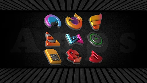 Auric Dark – 3D Icon Pack ডাউনলোড করুন – প্রিমিয়াম আইকন - Screenshot 5