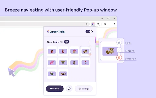 Cursor Trails ডাউনলোড করুন – আপনার ব্রাউজারে রঙিন কার্সার ইফেক্ট - Screenshot 5