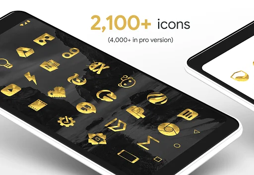 Gold Leaf Icon Pack ডাউনলোড করুন – আপনার ফোনের জন্য প্রিমিয়াম গোল্ড লুক - Screenshot 2