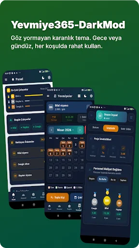 Yevmiye 365 ডাউনলোড করুন – দৈনিক মজুরি ও উপস্থিতি ট্র্যাকার - Screenshot 4