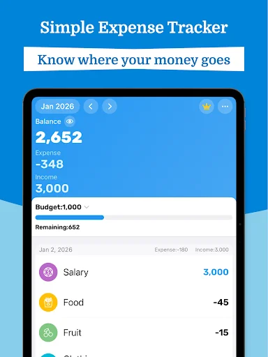 Expense Tracker: EasyBudget ডাউনলোড করুন – সেরা বাজেট প্ল্যানার - Screenshot 7