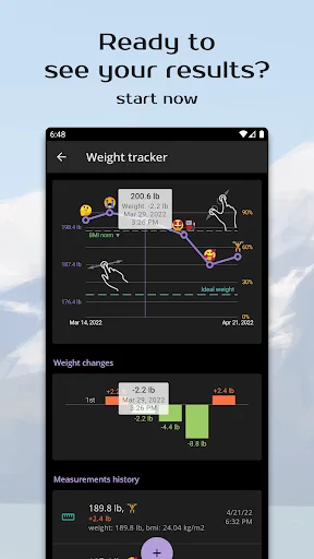 Lose weight with no stress ডাউনলোড করুন – সেরা ওজন কমানোর অ্যাপ - Screenshot 6
