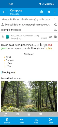 FairEmail ডাউনলোড করুন – নিরাপদ ও গোপনীয়তা বজায় রাখা ইমেইল অ্যাপ - Screenshot 16