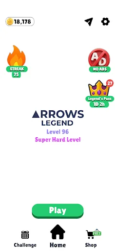 Arrows Legend ডাউনলোড করুন – সেরা লজিক পাজল গেম ফ্রি ডাউনলোড - Screenshot 1