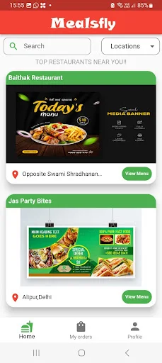 Mealsfly ডাউনলোড করুন – আপনার প্রিয় খাবার দ্রুত হোম ডেলিভারি - Screenshot 2