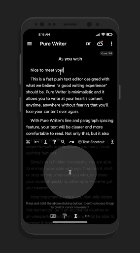 Pure Writer ডাউনলোড করুন – সেরা রাইটিং ও নোটস অ্যাপ - Screenshot 7