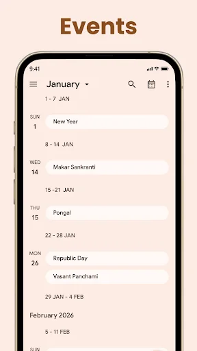 Calendar ডাউনলোড করুন – আপনার দিন সাজান সেরা শিডিউল প্ল্যানার দিয়ে - Screenshot 3