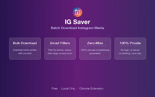 IG Saver 2026: Instagram থেকে ফটো ও ভিডিও ডাউনলোড করুন দ্রুত - Screenshot 5