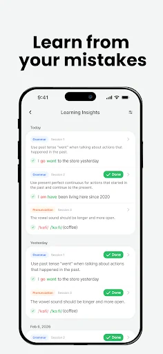 Practice English: Enverson AI ডাউনলোড করুন – সেরা এআই স্পিকিং অ্যাপ - Screenshot 6