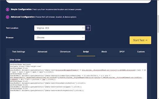 WebPageTest Recorder ডাউনলোড করুন – ওয়েব পারফরম্যান্স টেস্টিং - Screenshot 2