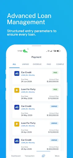 LoanFlow ডাউনলোড করুন – ব্যক্তিগত ঋণ ও বাজেট ট্র্যাকার অ্যাপ - Screenshot 4