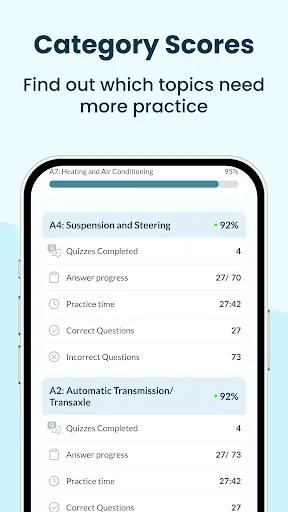 ASE Test Prep: Auto Exam 2026 ডাউনলোড করুন – সেরা অটোমোটিভ স্টাডি গাইড - Screenshot 5