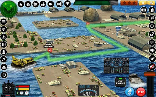 US Army Hovercraft Simulator ডাউনলোড করুন – সেরা মিলিটারী গেম - Screenshot 15