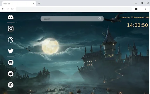 Harry Potter Hogwarts Live Wallpaper ডাউনলোড করুন – জাদুকরী ব্রাউজার - Screenshot 1
