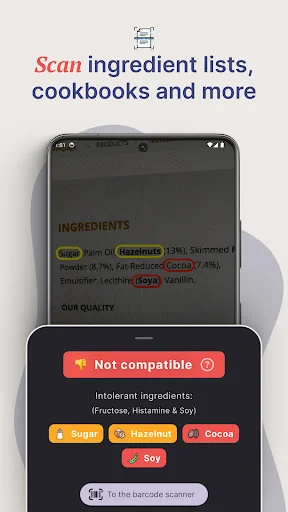InTolerApp ডাউনলোড করুন – হিস্টামিন ও FODMAP ট্র্যাকার - Screenshot 4