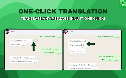 WhatsApp Web Translator ডাউনলোড করুন – দ্রুত অনুবাদ করুন - Screenshot 4