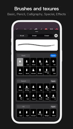 Pofi Brush ডাউনলোড করুন – সেরা স্কেচ ও পেইন্টিং অ্যাপ - Screenshot 2