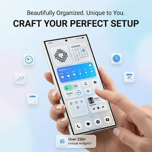 Glass Widgets & Theme Pro ডাউনলোড করুন – সেরা গ্লাস উইজেট - Screenshot 5