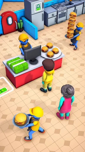 Idle Burger Shop: Cafe Tycoon ডাউনলোড করুন – সেরা রেস্টুরেন্ট গেম - Screenshot 7