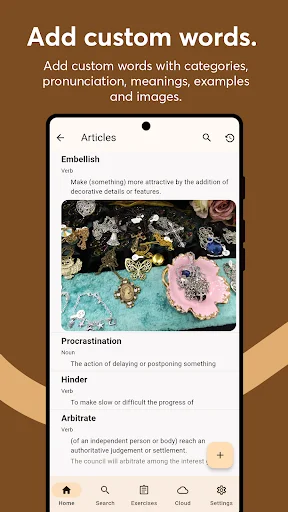 Create Dictionary ডাউনলোড করুন – নিজস্ব শব্দভাণ্ডার তৈরি করুন - Screenshot 2