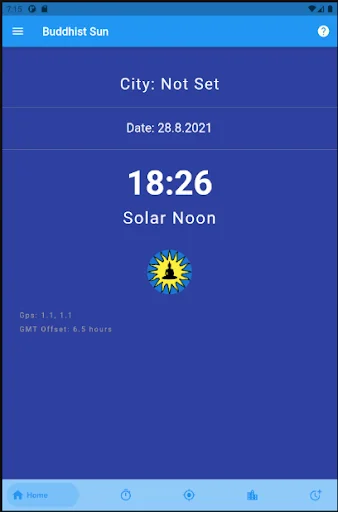 Buddhist Sun ডাউনলোড করুন – সোলার নুন ও কাউন্টডাউন টাইমার - Screenshot 8