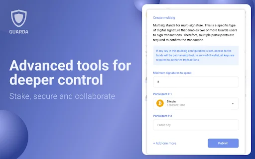 Guarda Crypto Wallet ডাউনলোড করুন – সেরা মাল্টি-চেইন ক্রিপ্টো ওয়ালেট - Screenshot 4