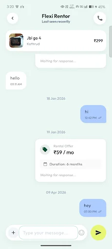 FlexiRentor ডাউনলোড করুন – আসবাবপত্র ও ইলেকট্রনিক্স ভাড়ার সেরা অ্যাপ - Screenshot 4