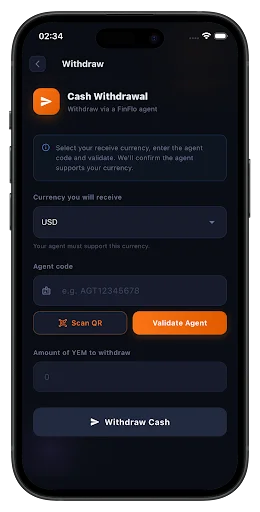 FinFlo: YEM Converter ডাউনলোড করুন – YEM কেনা, বেচা ও ক্যাশ আউট - Screenshot 6