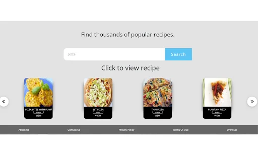 RecipeSearch ডাউনলোড করুন – আপনার নতুন ট্যাবে সেরা রেসিপি খুঁজুন - Screenshot 2