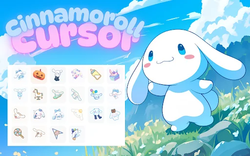 Cinnamoroll Cursor ডাউনলোড করুন – সেরা কিউট স্যানরিও কার্সার - Screenshot 1