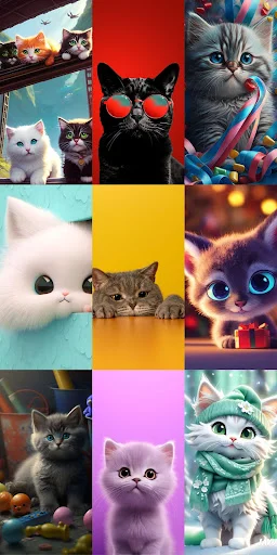 Cute Cat Wallpapers ডাউনলোড করুন – সেরা কিউট বিড়ালের ওয়ালপেপার - Screenshot 2