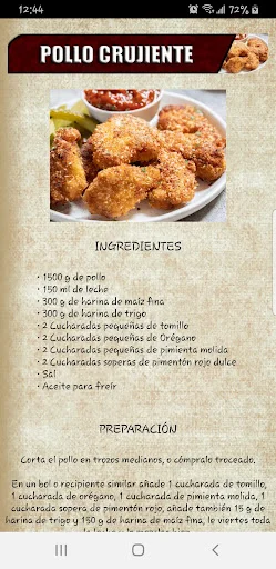 Recetas Caseras y Postres অ্যাপ ডাউনলোড করুন – সেরা রান্নার রেসিপি - Screenshot 14