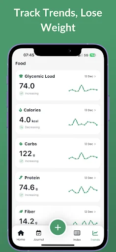 Logi – Glycemic Index Tracker ডাউনলোড করুন – সেরা ডায়েট প্ল্যানার - Screenshot 4