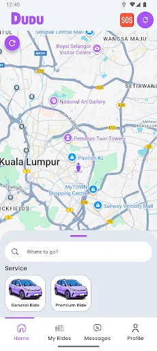 DUDU Car Malaysia ডাউনলোড করুন – মালয়েশিয়ায় পরিবেশবান্ধব ট্যাক্সি সেবা - Screenshot 1