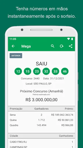 Resultados Loterias ডাউনলোড করুন – লটারি ফলাফল এখন হাতের মুঠোয় - Screenshot 10