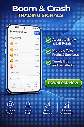 Boom & Crash Trading Signals ডাউনলোড করুন – সেরা ট্রেডিং টিপস - Screenshot 2
