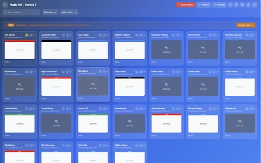 Classview ডাউনলোড করুন – গুগল ক্রোম ক্লাসরুম মনিটরিং টুল - Screenshot 1