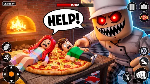 Escape Papa Pizzeria Run ডাউনলোড করুন – সেরা পিৎজা অ্যাডভেঞ্চার গেম - Screenshot 6