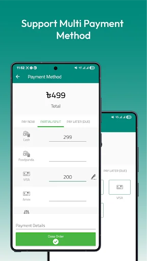 RestroGreen POS – ওয়েটার অ্যাপ ডাউনলোড করুন – সেরা রেস্টুরেন্ট ম্যানেজমেন্ট - Screenshot 4