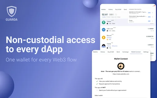 Guarda Crypto Wallet ডাউনলোড করুন – সেরা মাল্টি-চেইন ক্রিপ্টো ওয়ালেট - Screenshot 1