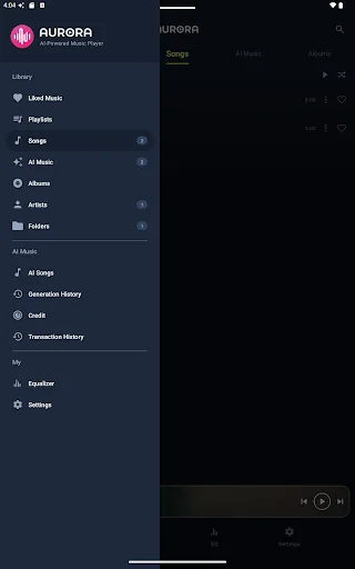 AI Music Player – AURORA ডাউনলোড করুন – সেরা মিউজিক অভিজ্ঞতা - Screenshot 16