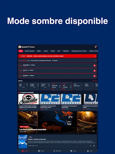 BaseBall TV France ডাউনলোড করুন – ফ্রান্সের বেসবল নিউজ আপডেট - Screenshot 23